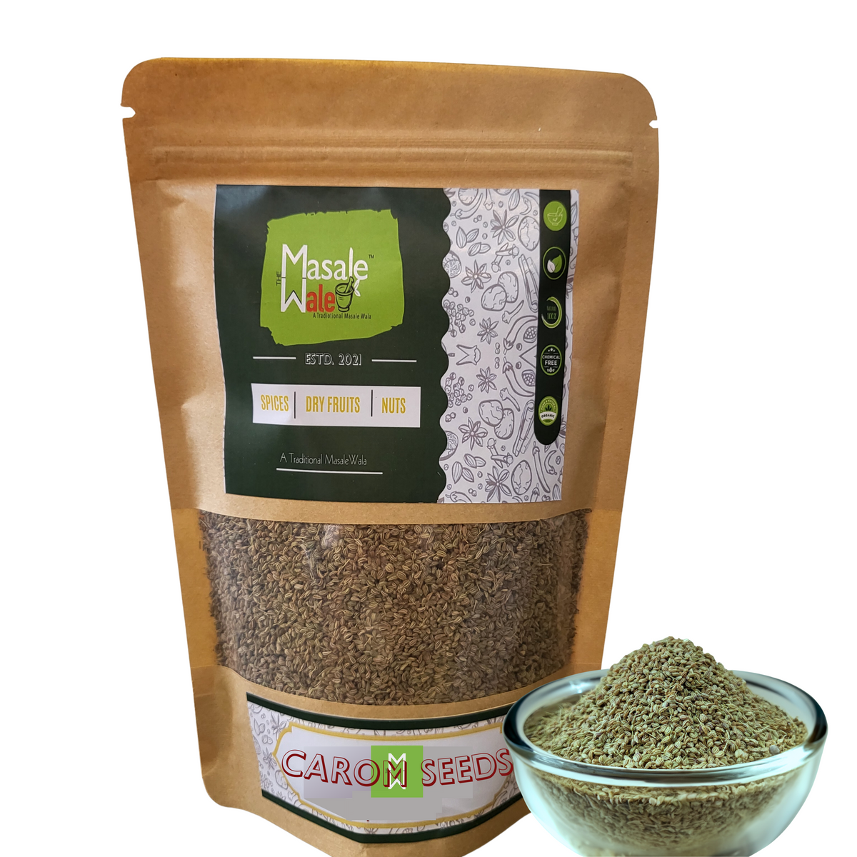 Organic Ajwain (Carom Seeds Whole)